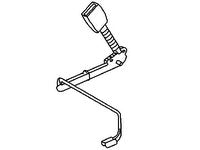 Range Rover Seat Belt replacement part with buckle and mounting hardware