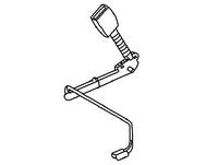 LR3 Seat Belt Buckle replacement part with metal fastening components for secure installation