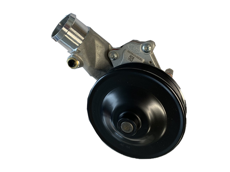 Discovery Parts water pump with metal housing and black pulley for vehicle cooling systems