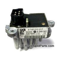 Range Rover blower motor resistor with connector plug and mounting holes for HVAC system