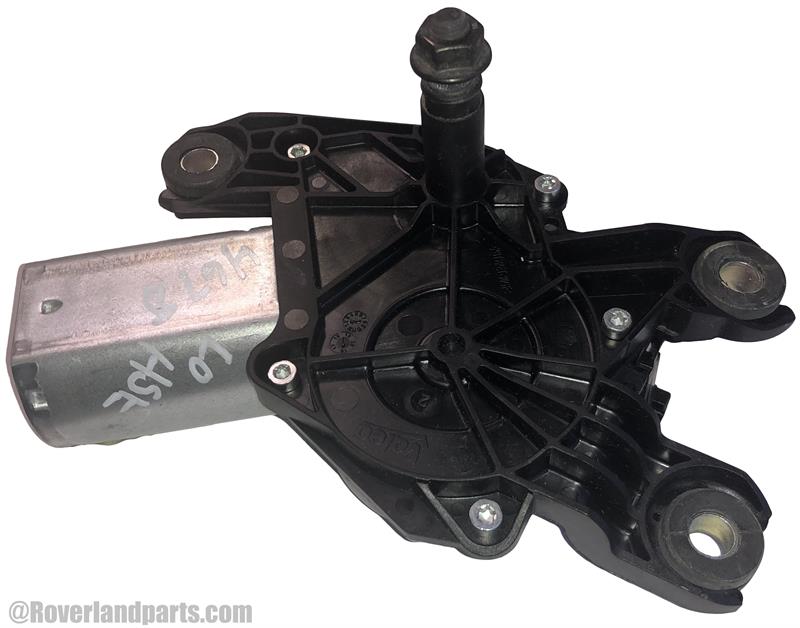 Land Rover Range Rover Parts Glass Wiper Motor with black plastic housing and metal motor casing