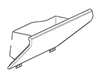 Range Rover Glove Box - Black replacement part designed for seamless interior integration