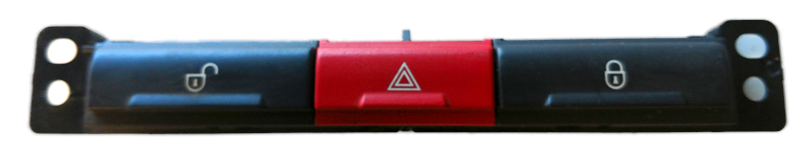 Hazard Switch Assembly with lock and unlock buttons for LR2 Parts vehicle replacement