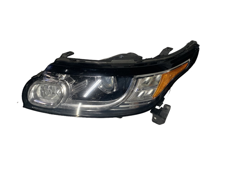 Range Rover Headlight Without Adaptive with clear lens and amber reflector for replacement