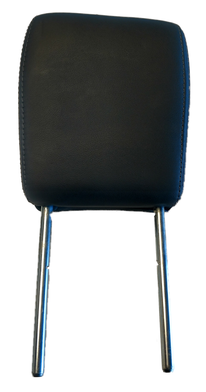 Black leather headrest for LR3 and LR4 parts with metal supports