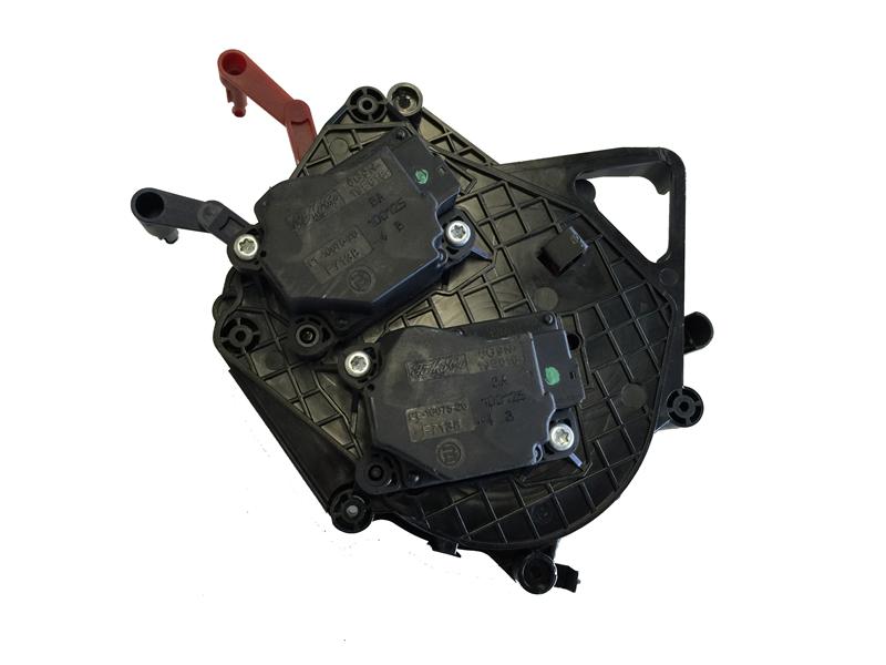 LR2 Parts Heater Flap assembly with black plastic housing and control levers for vehicle heating system