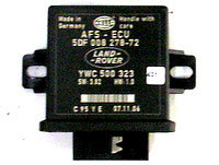 Range Rover Lighting Control Unit OEM black rectangular module with connector and part number label