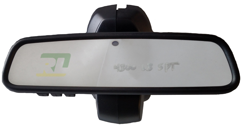 Range Rover rearview mirror with HomeLink integrated garage door opener feature