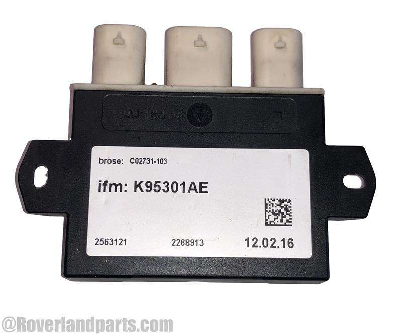Land Rover Discovery Parts Liftgate Control module with three electrical connectors and part number K95301AE