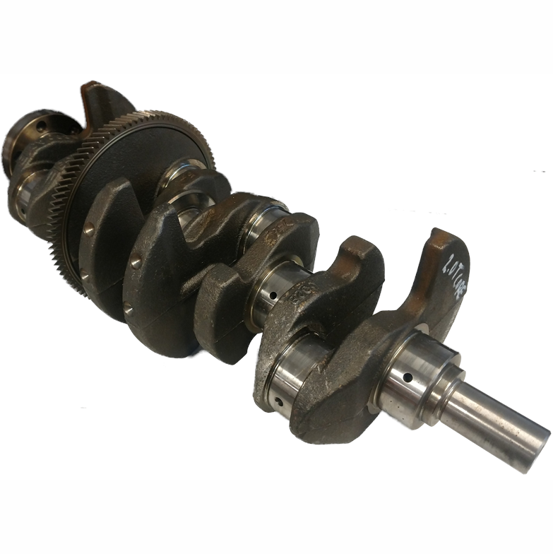 Evoque parts crankshaft with metal gears and polished bearings for engine assembly