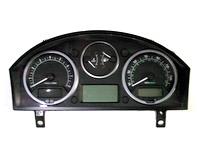 LR3 instrument cluster dashboard panel with speedometer and tachometer gauges
