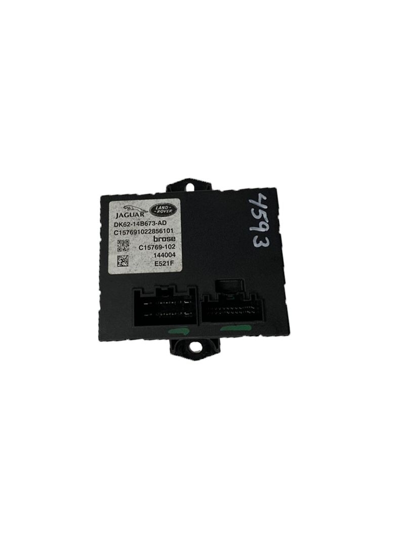 Range Rover Parts Control Module black electronic unit with dual connectors and label