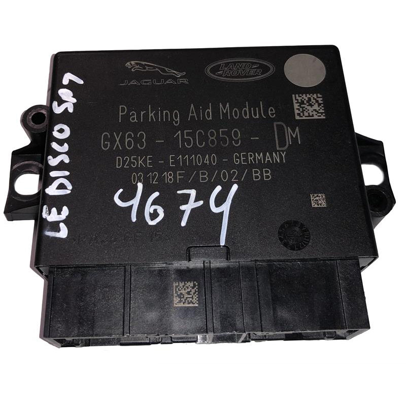 Land Rover Discovery Sport Control Module parking aid part with connector plugs