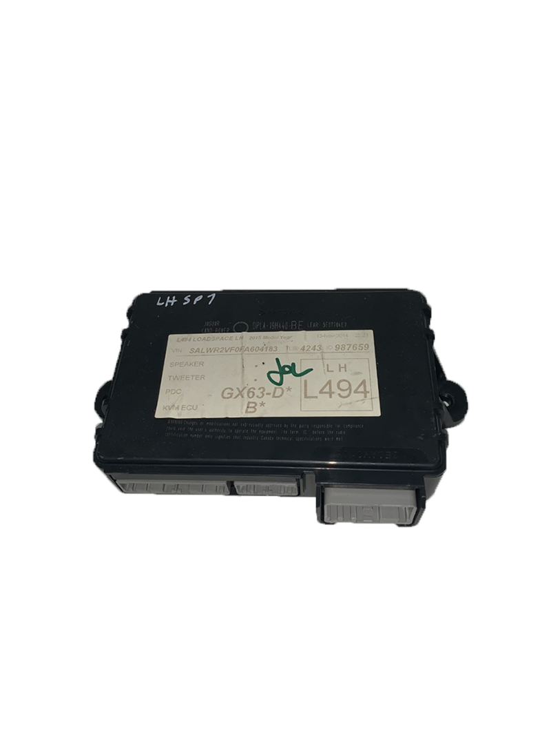 Range Rover Parts keyless entry control module with label and connectors for vehicle security system