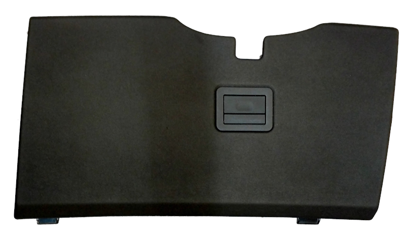 Black Range Rover Knee Bolster interior car part with latch for driver side