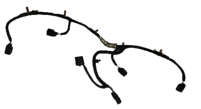 Range Rover Parts Knock Sensor Harness wiring cable with multiple connectors for engine sensor connection