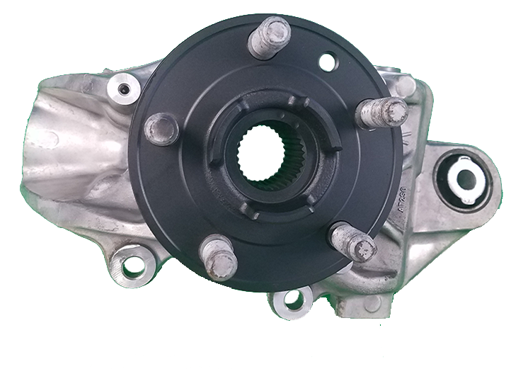 Evoque Parts knuckle and hub assembly with metal mounting points for vehicle suspension system
