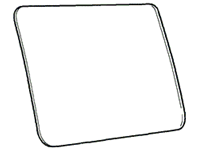 1994 Discovery I quarter glass replacement part from Discovery for vehicle restoration