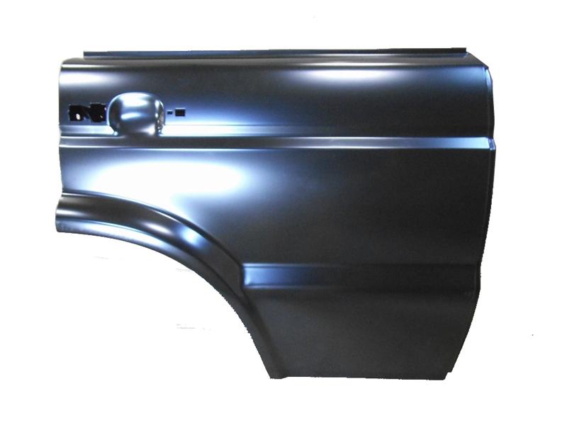 1999-2004 Discovery II rear door replacement panel by Discovery Parts in black metal