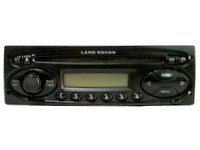 2002-2003 Freelander Land Rover factory radio stereo unit with LCD display and control knobs Freelander parts