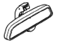 2003 Range Rover rear view mirror OEM replacement part for accurate fit and durability