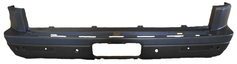 2005-2009 LR3 rear bumper replacement part in black for LR3 and LR4 vehicles