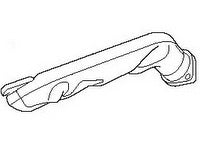 2007 Range Rover exhaust manifold part for efficient engine exhaust flow and durability