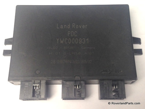 Range Rover Aid Module black electronic control unit for parking distance control system
