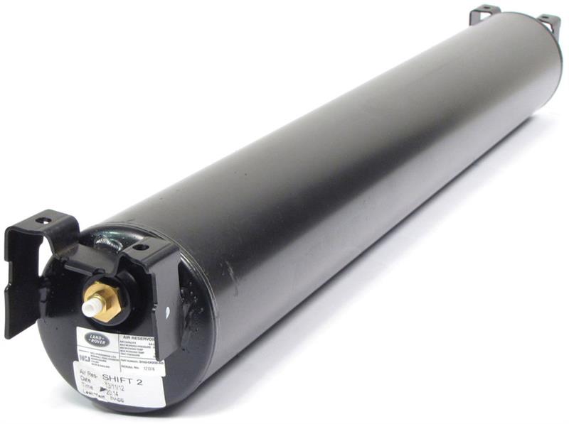 Range Rover Air Suspension Tank in black metal for vehicle suspension system replacement