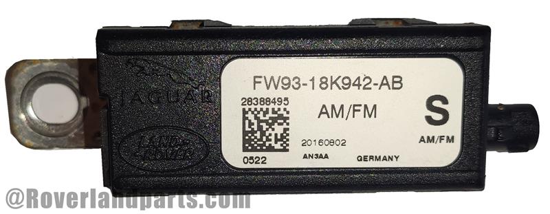 Discovery Sport antenna amplifier part FW93-18K942-AB AM FM radio signal booster