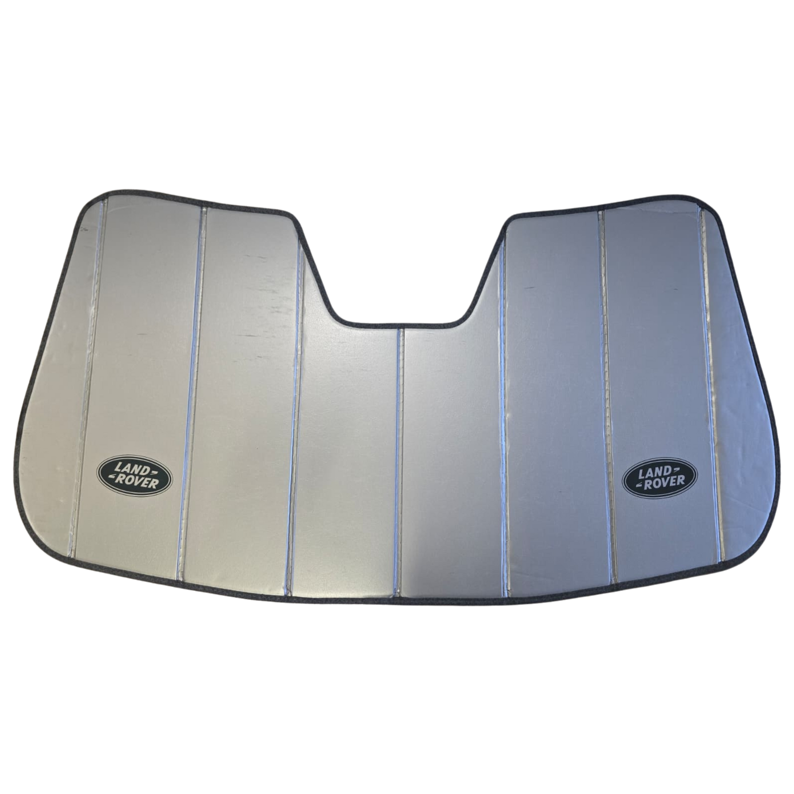 Custom Sunshade for Land Rover, designed to protect your vehicle's interior from heat and UV rays