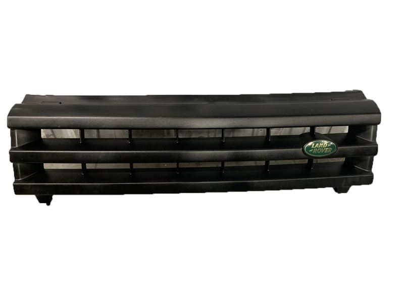 Black front grille part for Discovery vehicle with Land Rover emblem