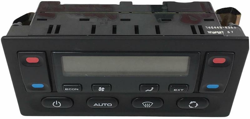 Discovery II climate control HVAC panel with LCD display AUTO fan and recirculate buttons black