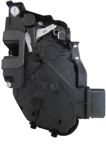 LR2 Parts black door lock actuator for Land Rover vehicles with detailed mechanical components