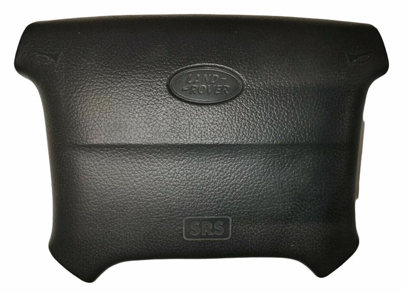 Land Rover Discovery Parts black leather driver air bag cover with embossed logo and SRS marking