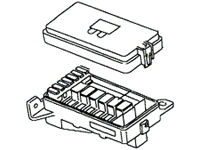 Engine compartment fuse box Discovery I with removable cover and multiple fuse slots