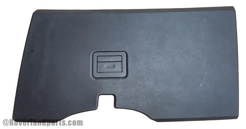 Black Land Rover Discovery interior panel part with built-in latch