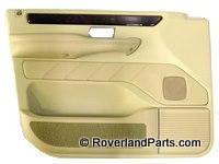 Range Rover Left Front Door Panel Replacement in Beige with Smooth Finish