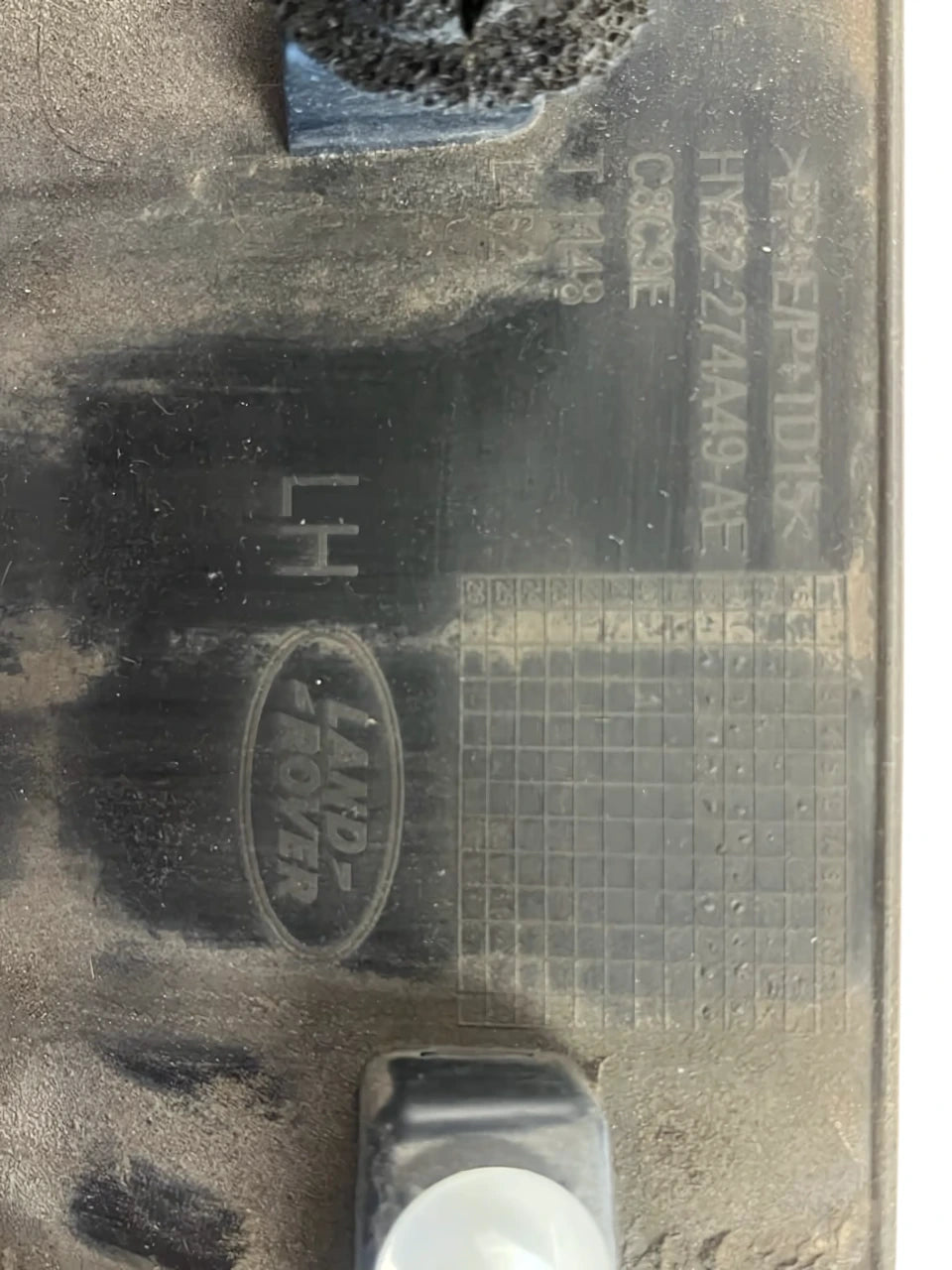 Roverland Parts Left Lower Door Molding for Range Rover with part details and Land Rover logo