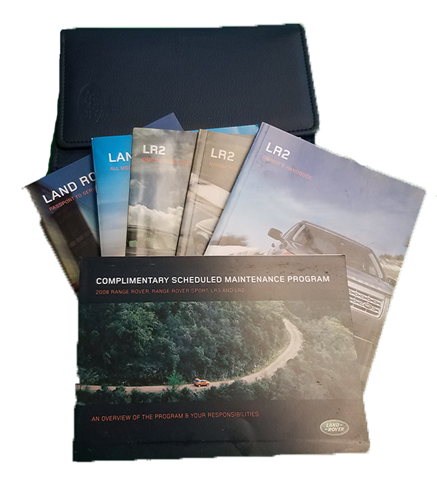 LR2 Parts Land Rover Owners Manual and complimentary maintenance program booklets