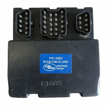 Land Rover Range Rover bulb check unit with multiple electrical connectors for vehicle lighting system
