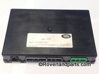 Range Rover Seat Memory control module part in black with connectors for luxury vehicle adjustment