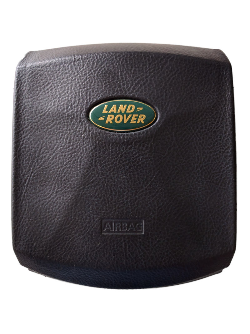 Land Rover LR2 Parts black leather airbag cover for Steering Wheel with Land Rover emblem