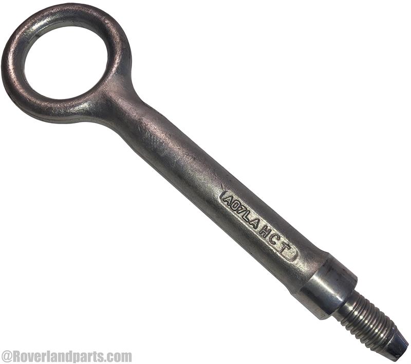 Land Rover Discovery Sport tow hook part with metal ring and threaded end