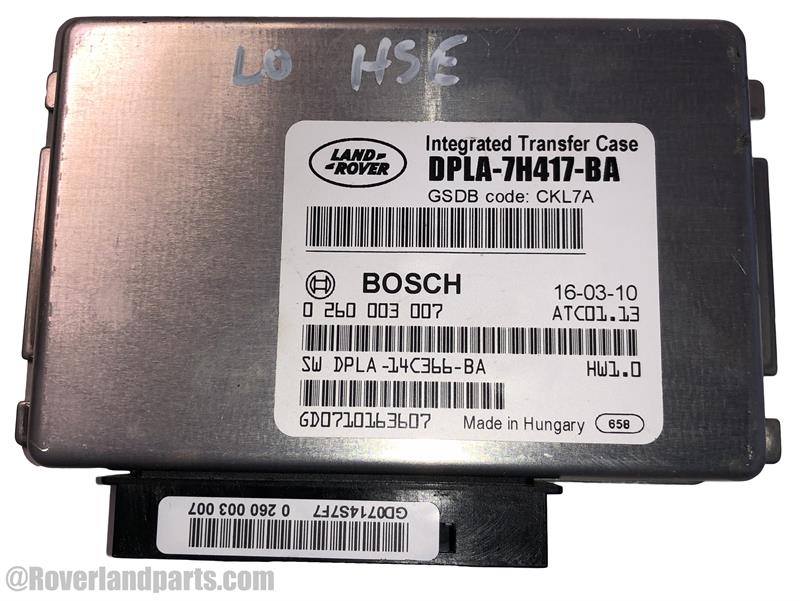 Land Rover Range Rover Integrated Transfer Case control module part DPLA-7H417-BA by Bosch