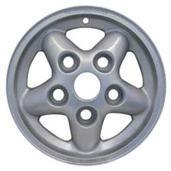 Defender Discovery Parts Land Rover Wheel silver alloy rim with five lug holes