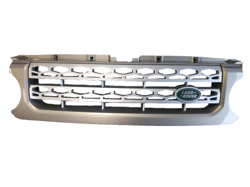 White LR4 front grille replacement part for Land Rover LR3 and LR4 models