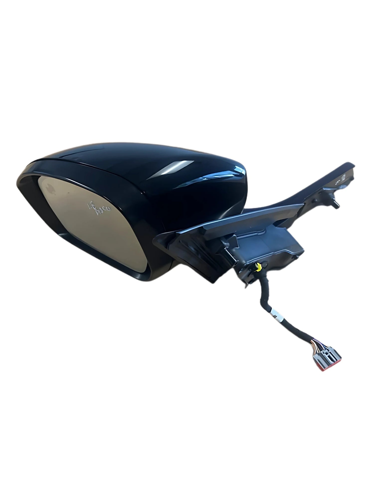 Roverland Parts Range Rover Left Side Mirror in black with wiring harness for replacement