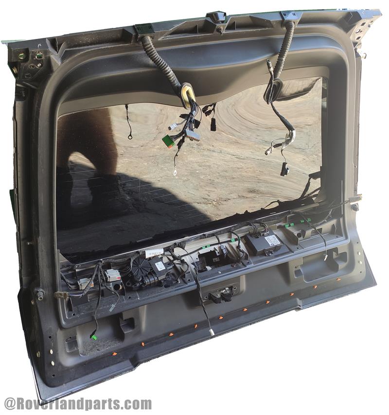 Land Rover Range Rover liftgate assembly with wiring and components for vehicle rear door replacement