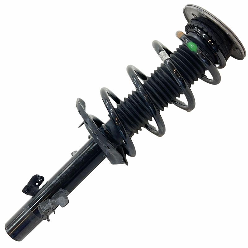 Loaded Land Rover Evoque suspension strut assembly part in black for vehicle repair